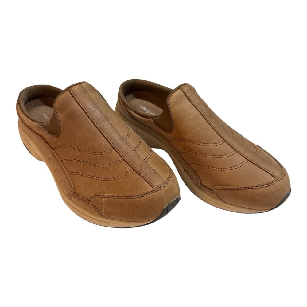 Easy Spirit Traveltime Slip-On Mule Tan Natural 10 W Womens Sneaker